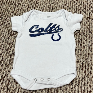 Indianapolis colts‎ baby onesie